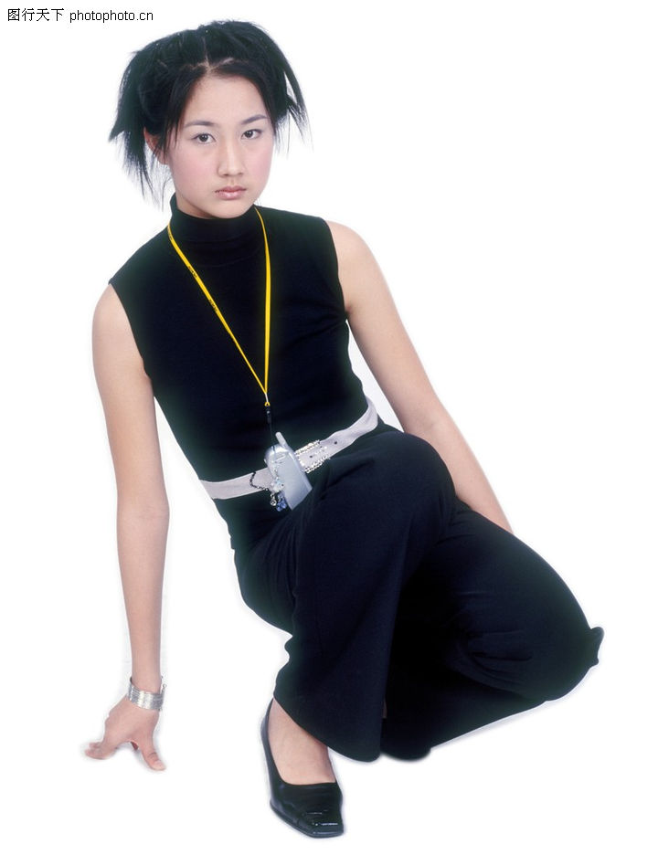 东方女人0157-东方女人图-人物图库-手饰 蹲着