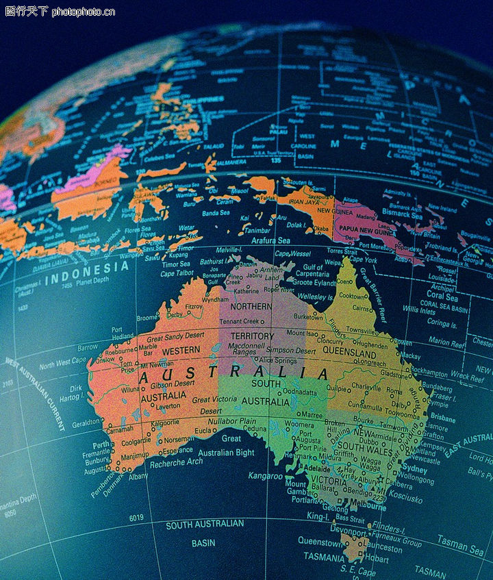 地球剖析,科技,澳大利亚地图 世界地图 经纬线