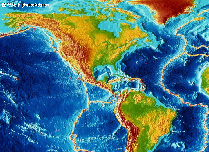 星球俯视,科技,西半球 北美洲 南美洲,星球俯视