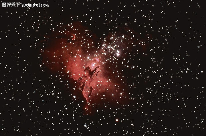 浩淼太空0011-浩淼太空图-科技图库-红色 星云