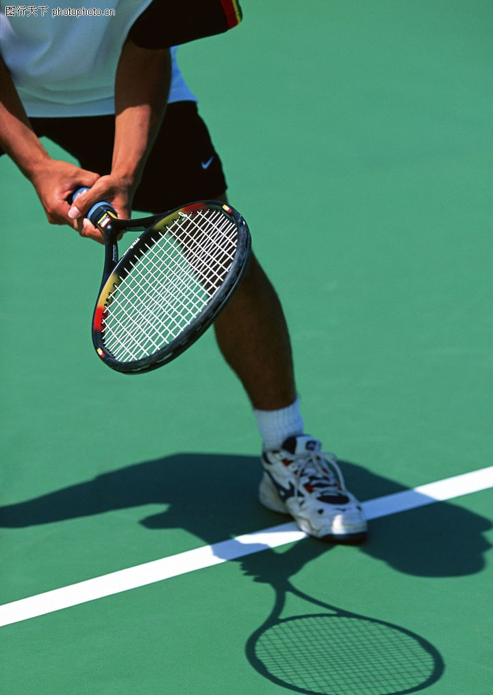 激情网球0053-激情网球图-运动图库-手双握球