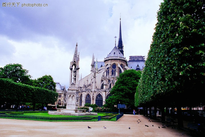 法国巴黎0015-法国巴黎图-世界风光图库-城堡