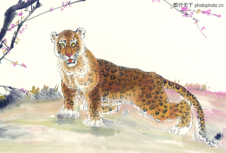 中国动物画0016-中国动物画图-山水名画