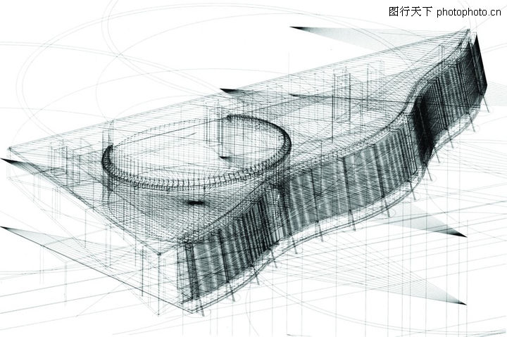 世界建筑设计,朦胧钢琴盖
