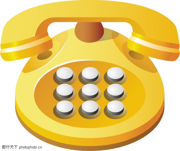 通讯0067-通讯图-科技图库-固定电话机