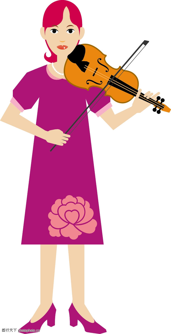 休闲娱乐,拉小提琴