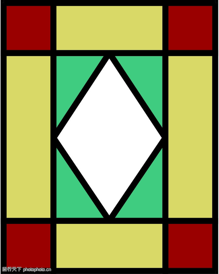 布纹0068-布纹图-标识图形图库-方块 菱形