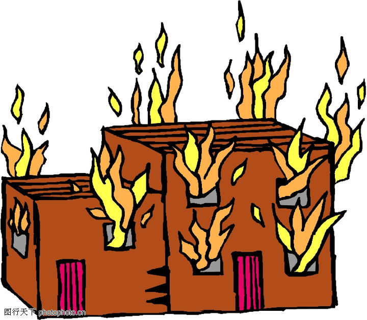 消防安全,标识图形,火灾