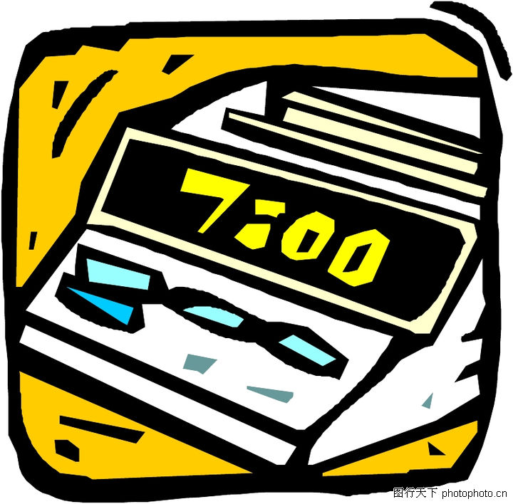 时间0055-时间图-季节图库-七点整