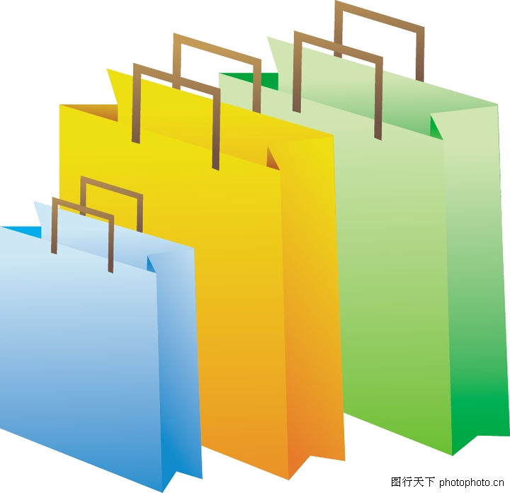 生活用品0023-生活用品图-生活图库-手提袋 纸袋子