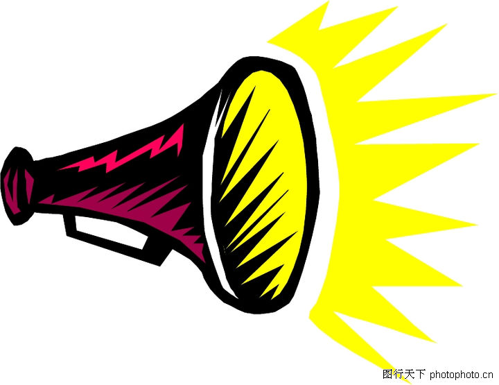 卡通用品,漫画卡通,一个喇叭