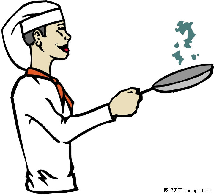 厨师0074-厨师图-饮料食品图库