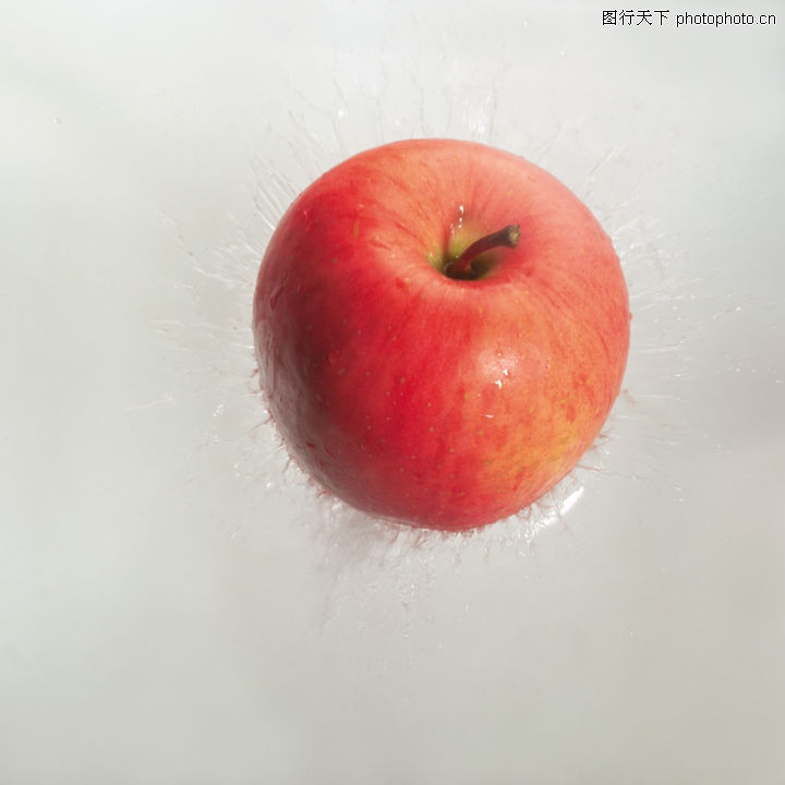 蔬菜0010-水果蔬菜图-饮食水果图库-红苹果 触