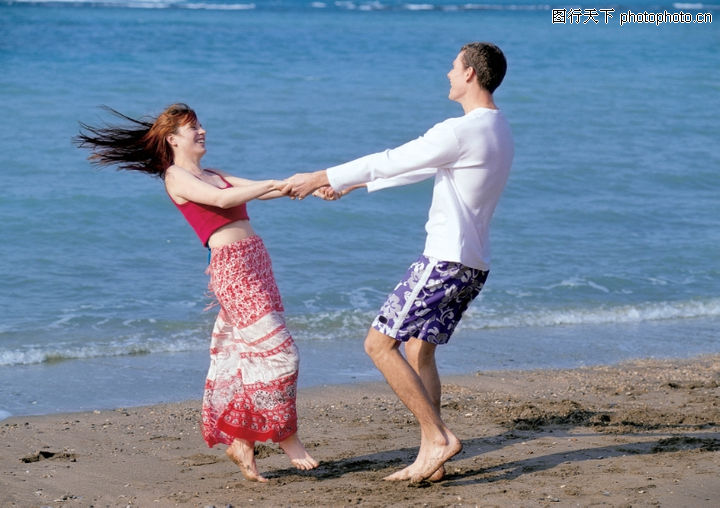 两人世界0061-两人世界图-家庭情侣图库-海滩