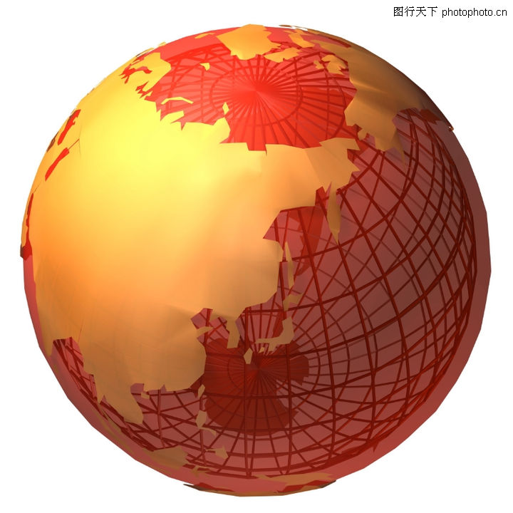 3D地球0032-3D地球图-科技图库-地表 版块 经