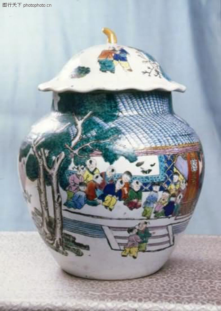 民间瓷器0023-民间瓷器图-古玩吉祥图库-花瓶