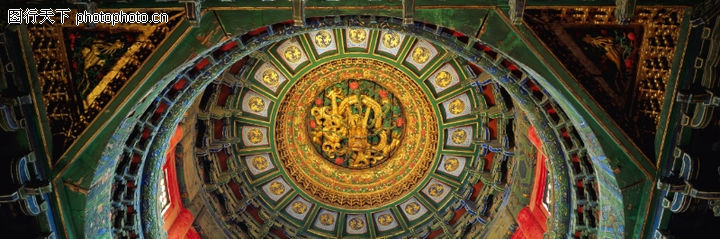 宫殿奇观,古代风景,天花板图片