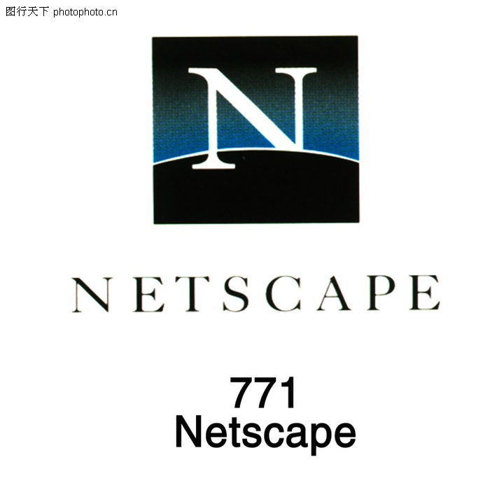 08-电脑通信图-世界标识图库-Netscape 文字 图