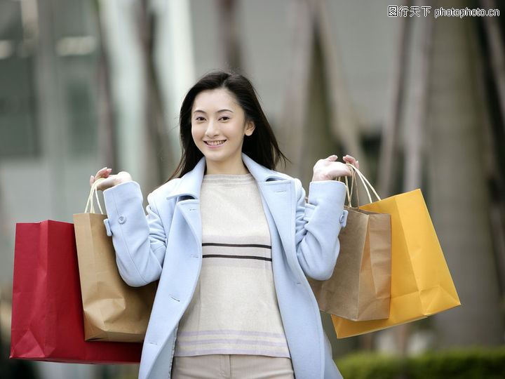 时尚购物0074-时尚购物图-生活图库-欣喜 心情