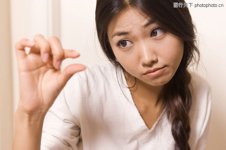 娇俏容颜0010-娇俏容颜图-美容图库-遗憾 手势 长度 比划 大小