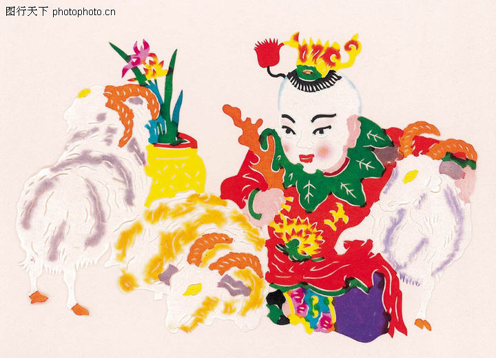 中华剪纸0007-中华剪纸图-中国民间艺术图库-