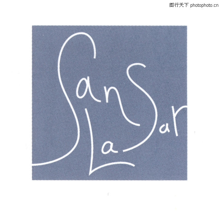 罗克威作品集,世界设计名家,弧线 灰蓝色 英语