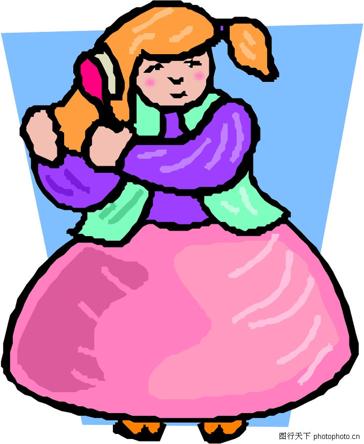 人物,<em>梳头发</em>