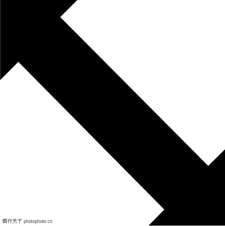 直线箭头0194-直线箭头图-标识符号图库