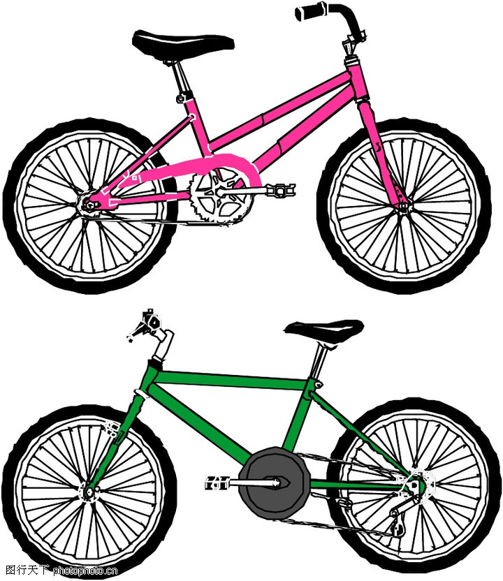 玩具游戏,玩具游戏,两辆自行车