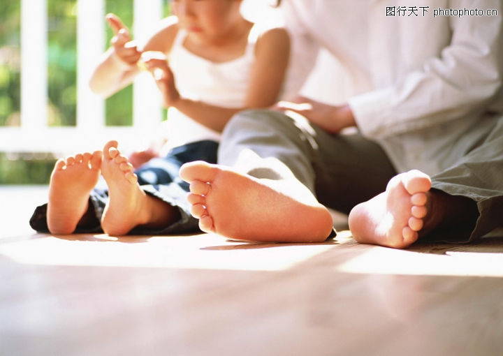 亲子教育,赤脚
