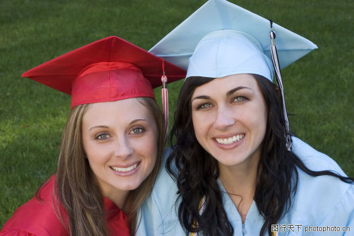 角0032-校园一角图-人物图库-姐妹合影 大学毕