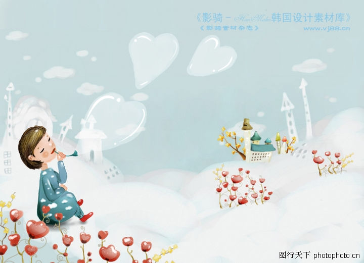 四季风景及儿童0027-四季风景及儿童图-人物图