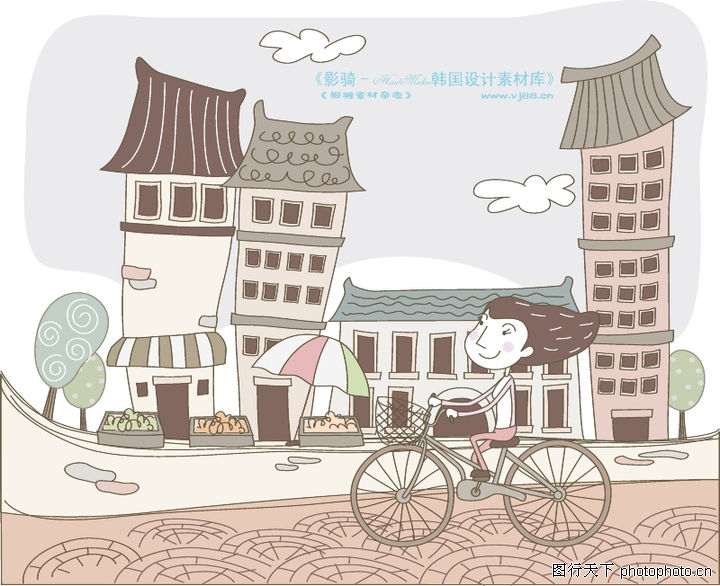 简单生活插画0009-简单生活插画图-人物图库-