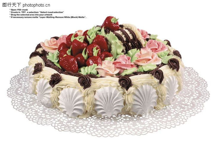 蛋糕馅饼0033-蛋糕馅饼图-水果食品图库-草莓