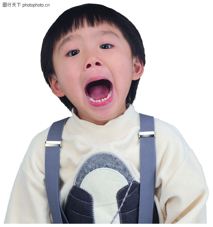 儿童,张大嘴