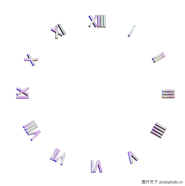 科技模型0191-科技模型图-科技图库-罗马数字