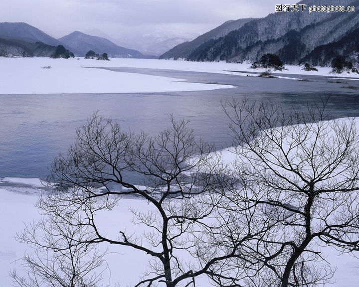 冬天雪景图片