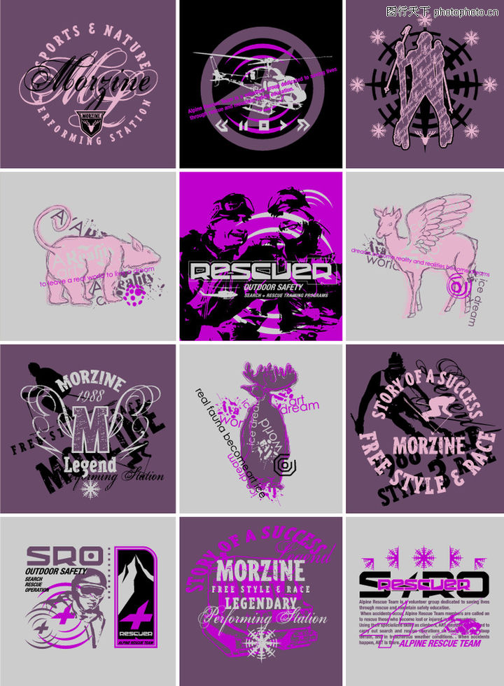 服装0014-服装图-<em>欧美</em>花纹元素<em>图库</em>-标志 圆形