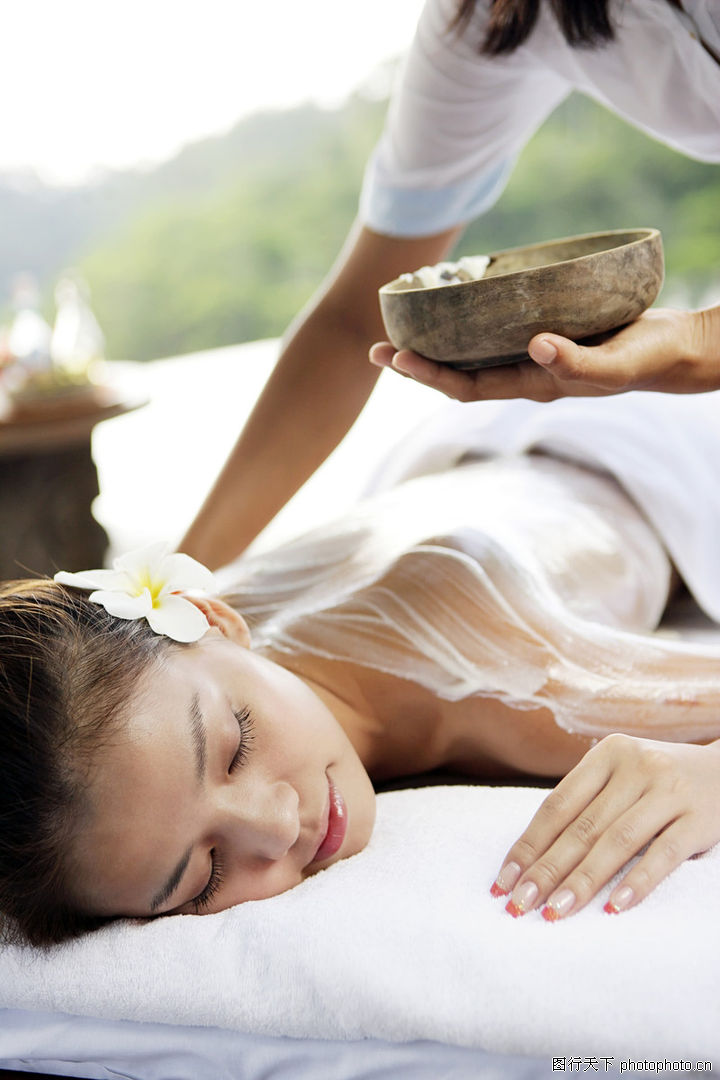 阳光SPA0042-休闲图-休闲图库-背部护理-图行天下素材网