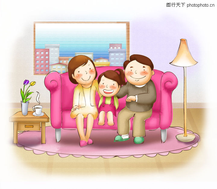 陪家人幸福的句子